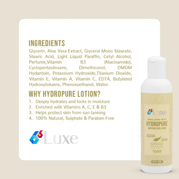 Hydropure Lotion detail