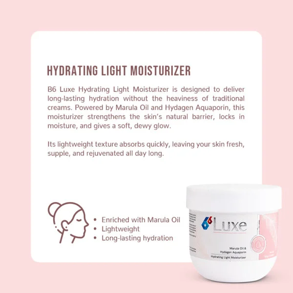 Hydrating Light Moisturizer detail