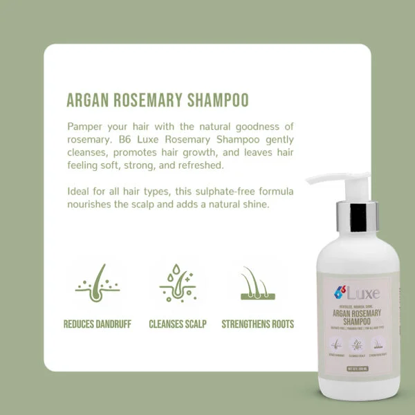 Argan Rosemary Shampoo detail